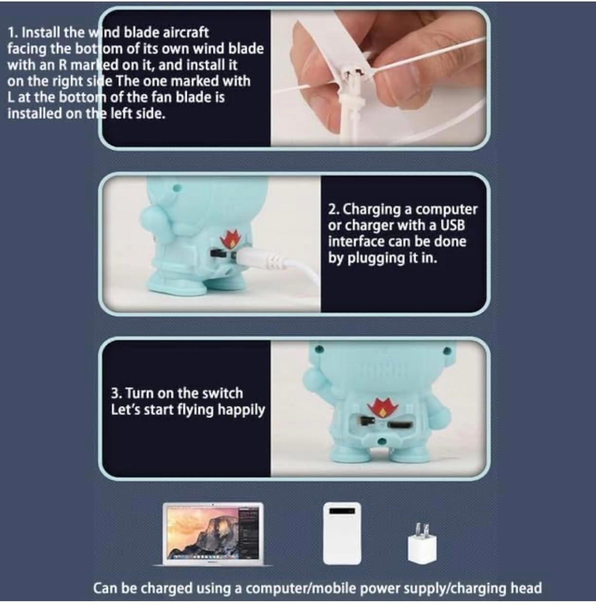 Flying Spaceman Toy For Kids