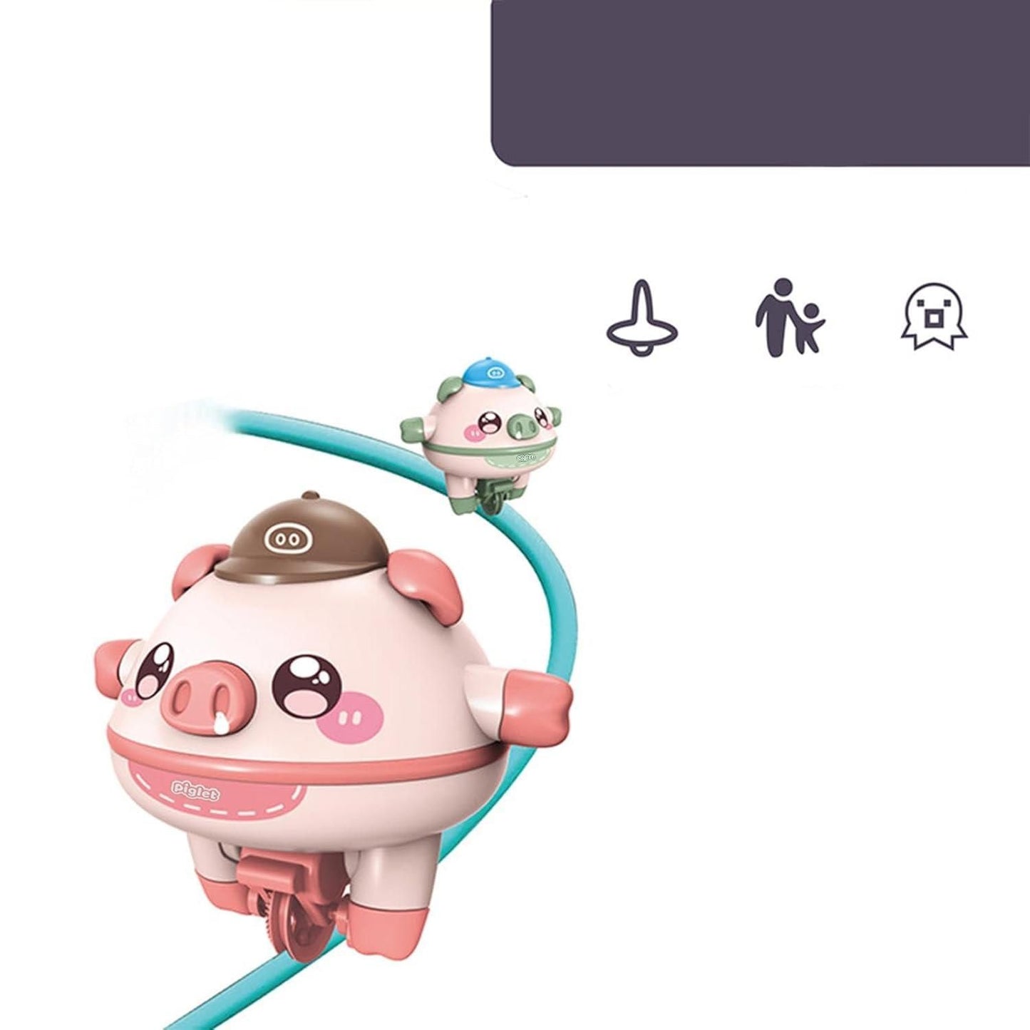 Tightrope Walking Tumbler Pig Toy – For Children