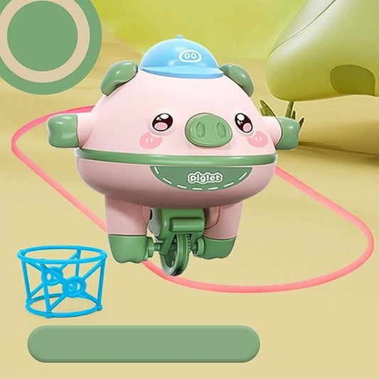 Tightrope Walking Tumbler Pig Toy – For Children