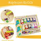 Magnetic Color & Number Maze – Montessori Wooden Puzzle Game Board