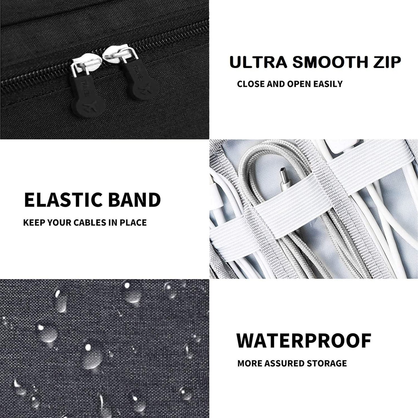 Universal Travel Gadget Organizer Bag
